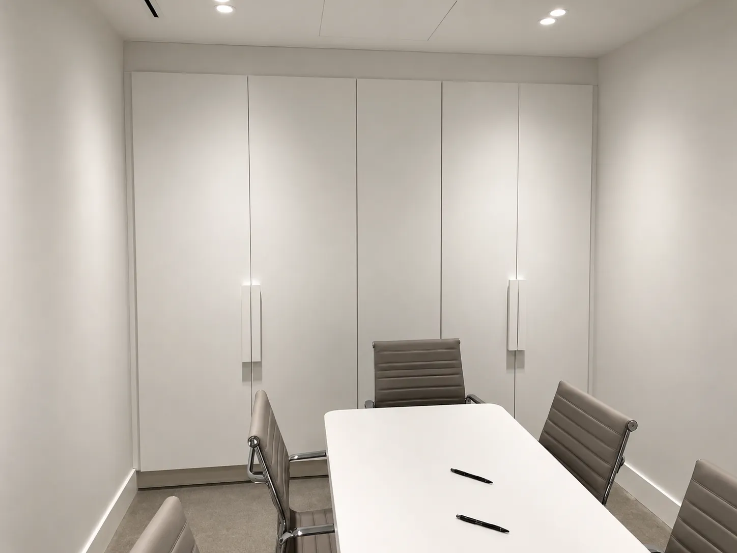 Commercial interior millwork project
